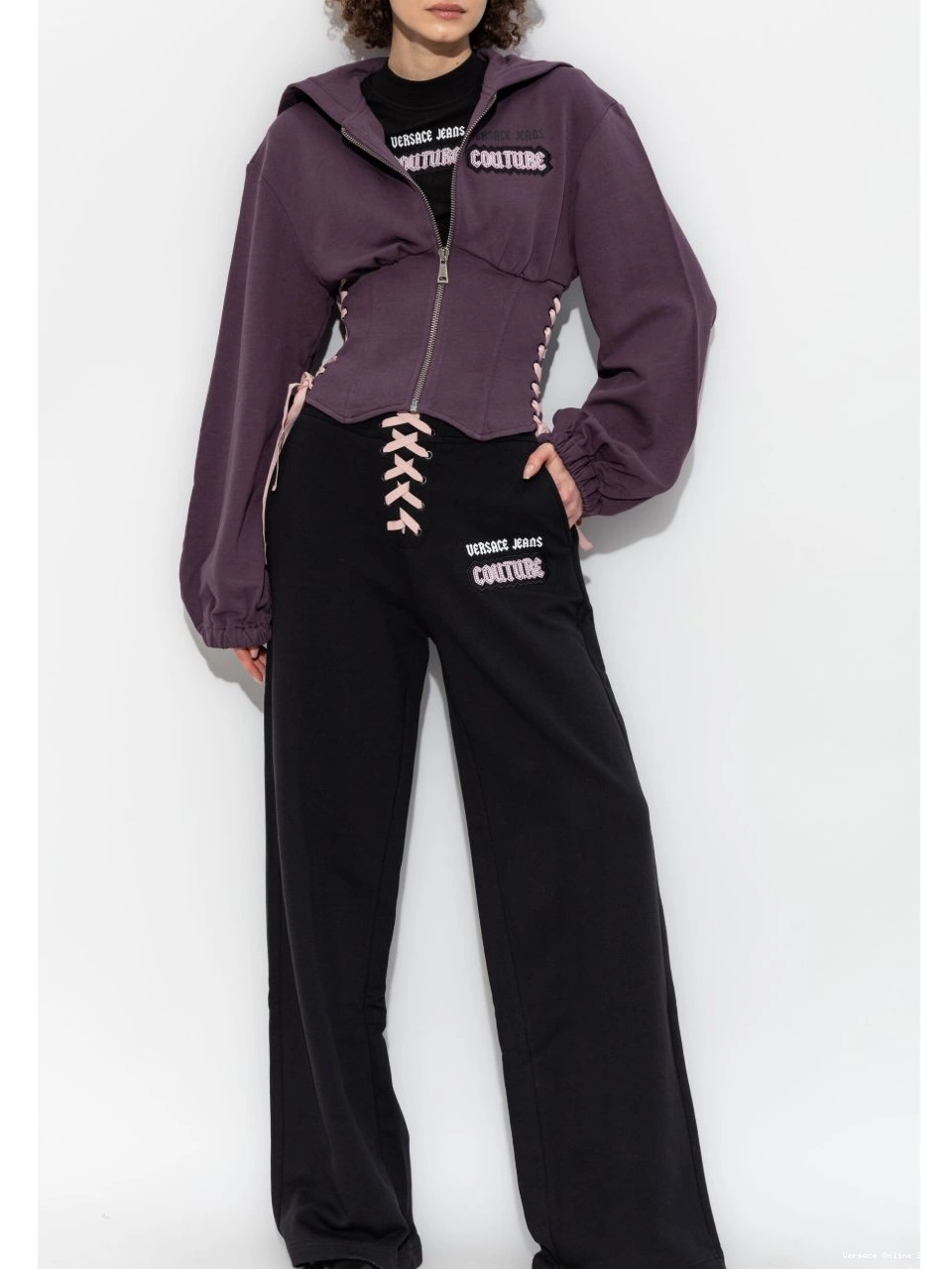 Affordable Couture hoodie Jeans Women corset-style Versace 0726